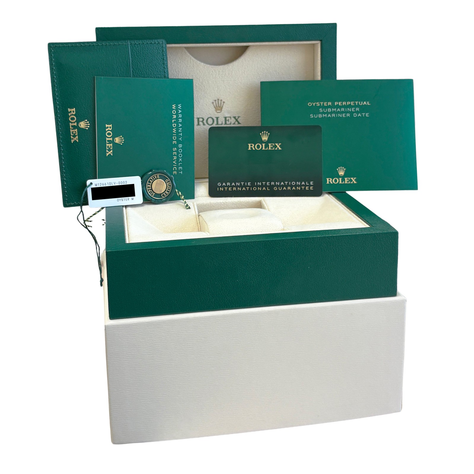 NEW UNWORN PAPERS Rolex Submariner 41mm STARBUCKS Green Watch 126610 LV BOX