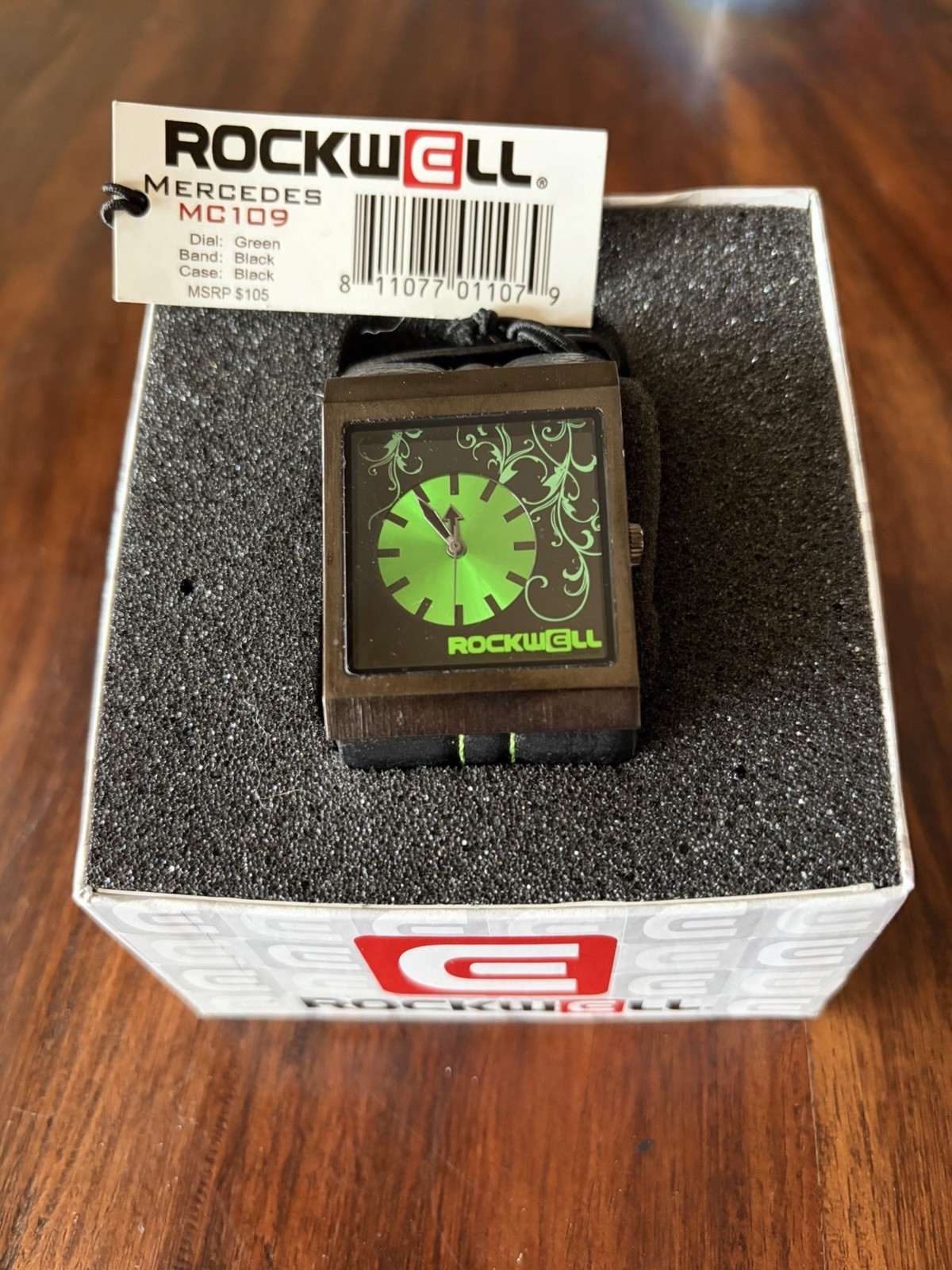 Rockwell MERCEDES Wrist Watch BLACK GREEN LIMITED EDITION RELEASE