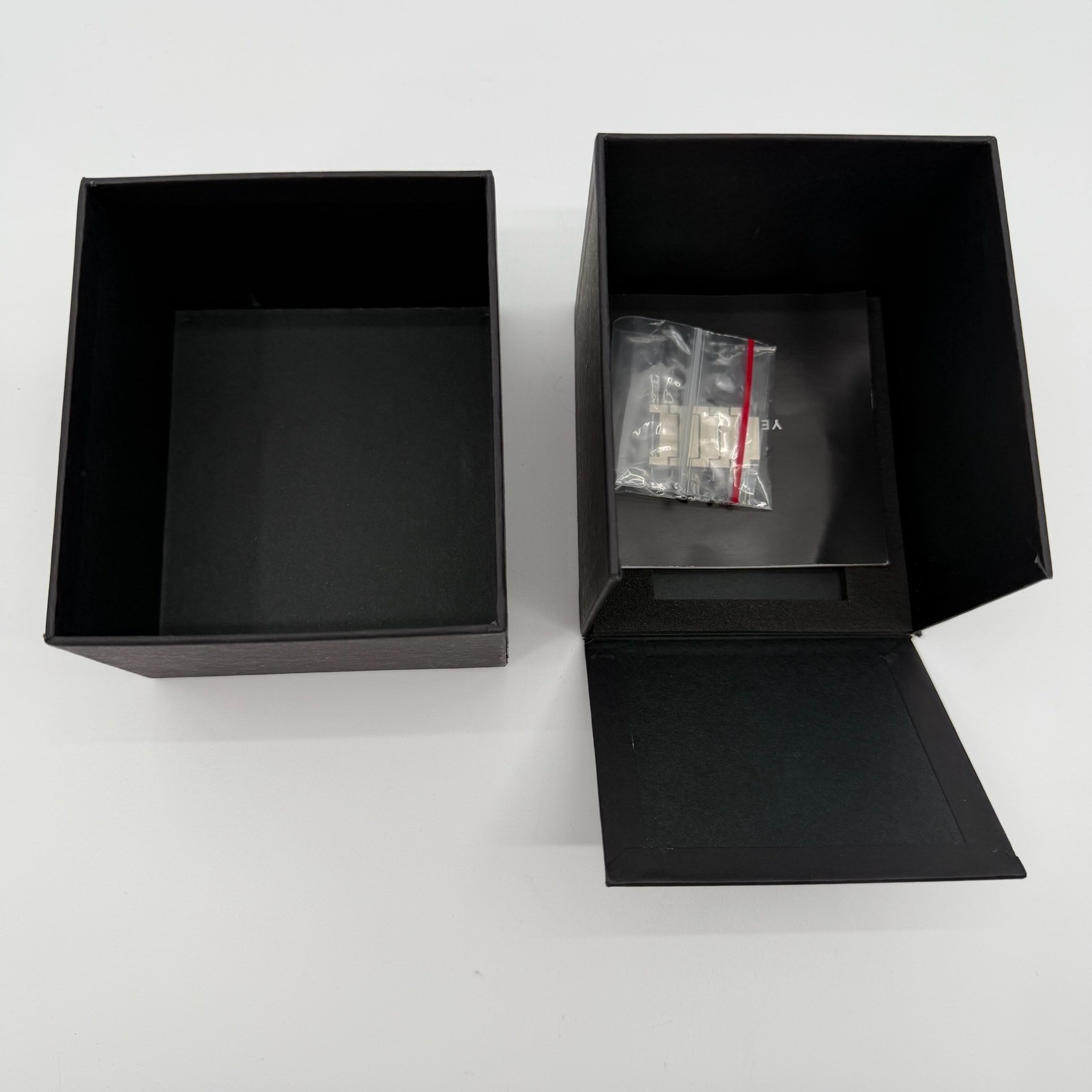YEMA Empty Watch Gift Box with Extra Links Authentic Presentation Storage