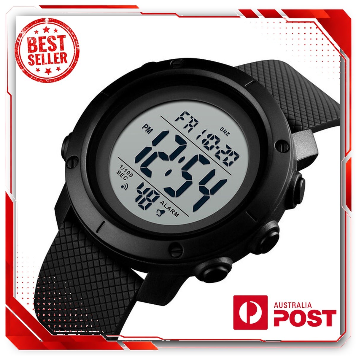 Digital Sports Watch 50M Waterproof Military Casual Men’s