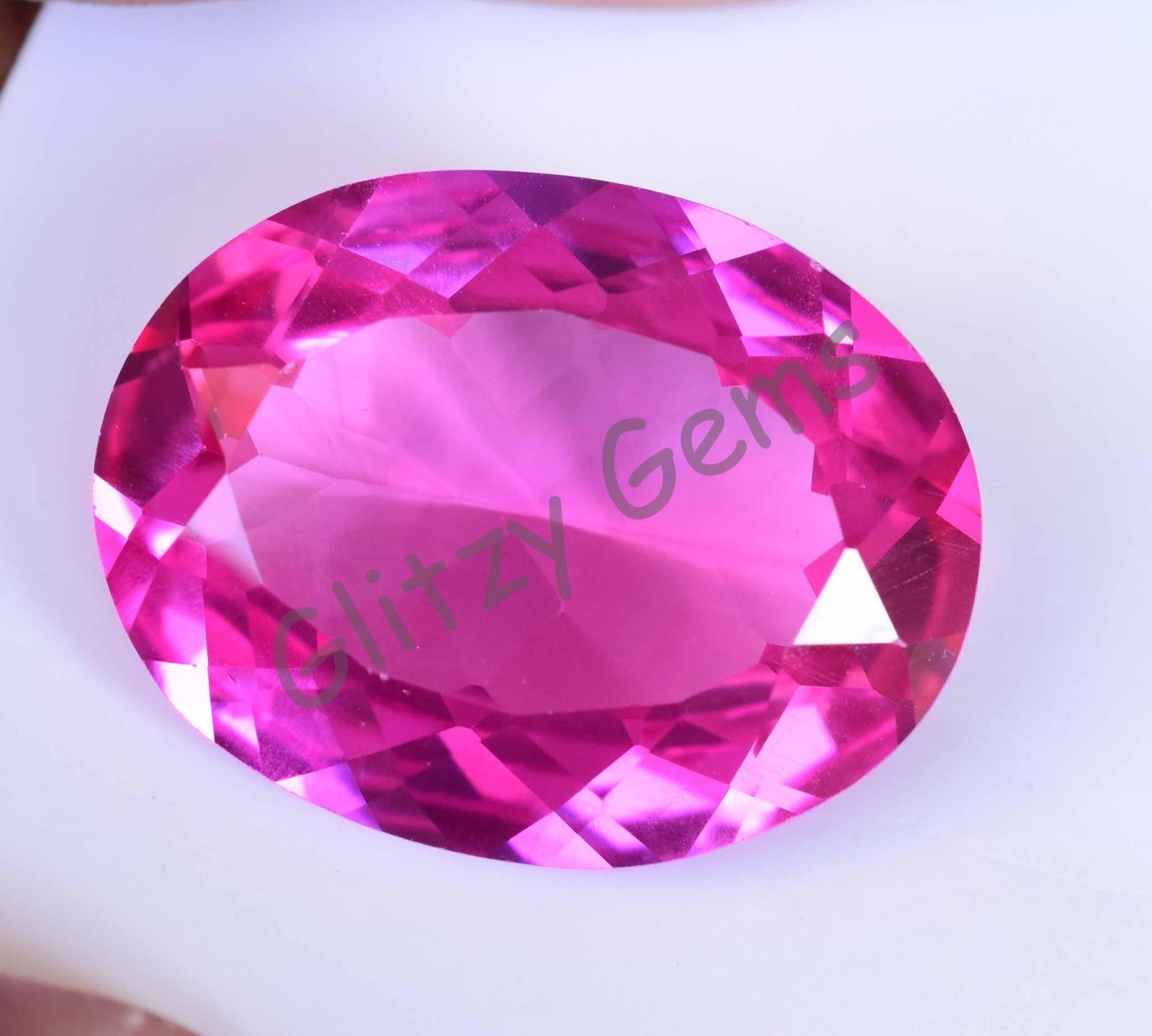Natural Pink Ruby Mogok 72.70 Ct Oval Stunning CERTIFIED Loose Gemstone