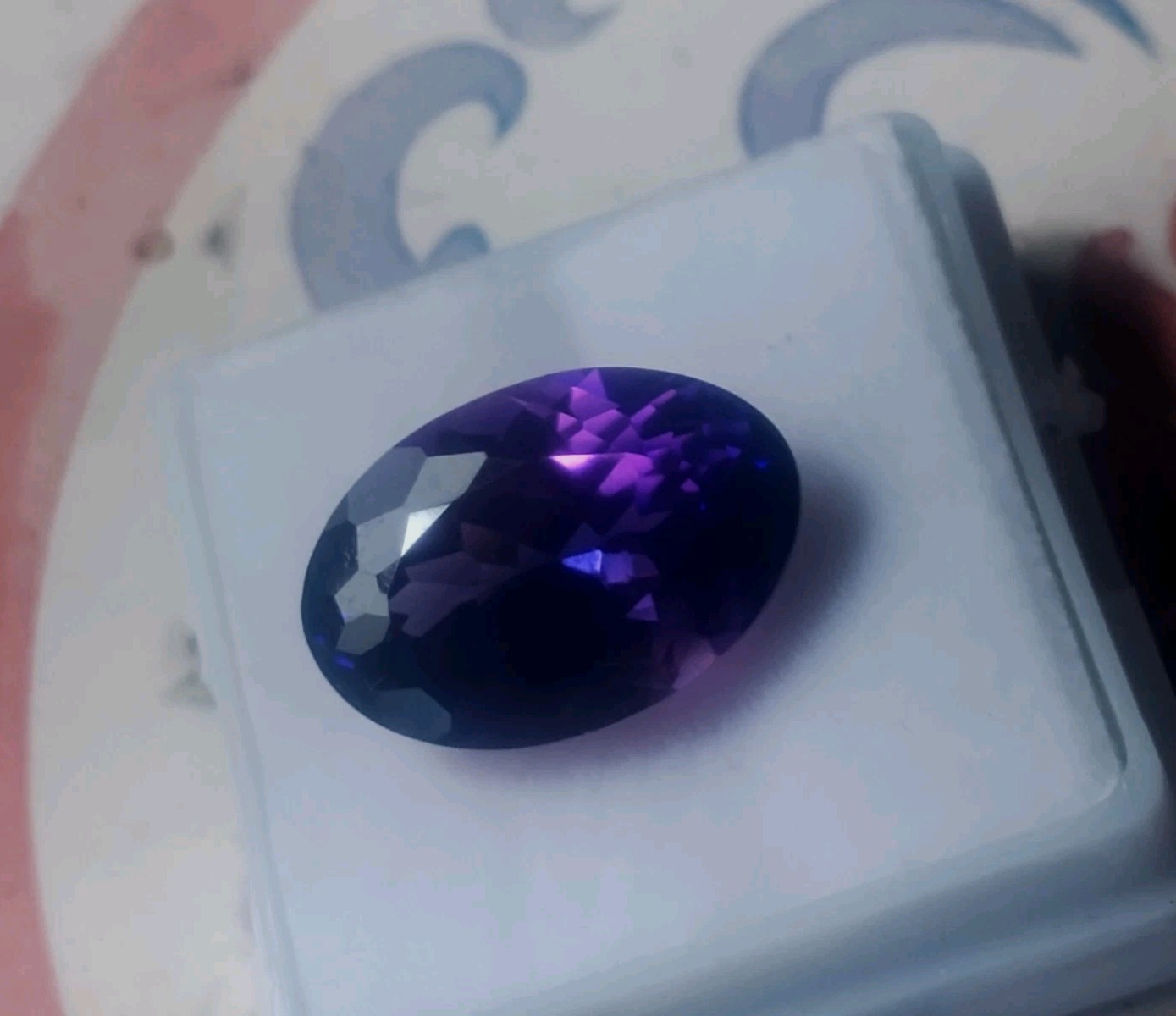 11.15CT Flawless Natural Purple Pink Sapphire Excellent Oval Cut 15.1×10.1×7.1mm