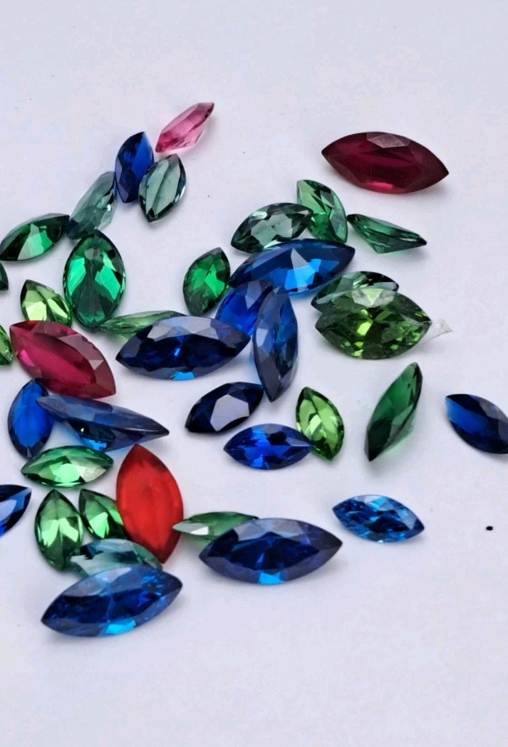 55 Carats Marquise Color Stones Assorted Sizes & Colors