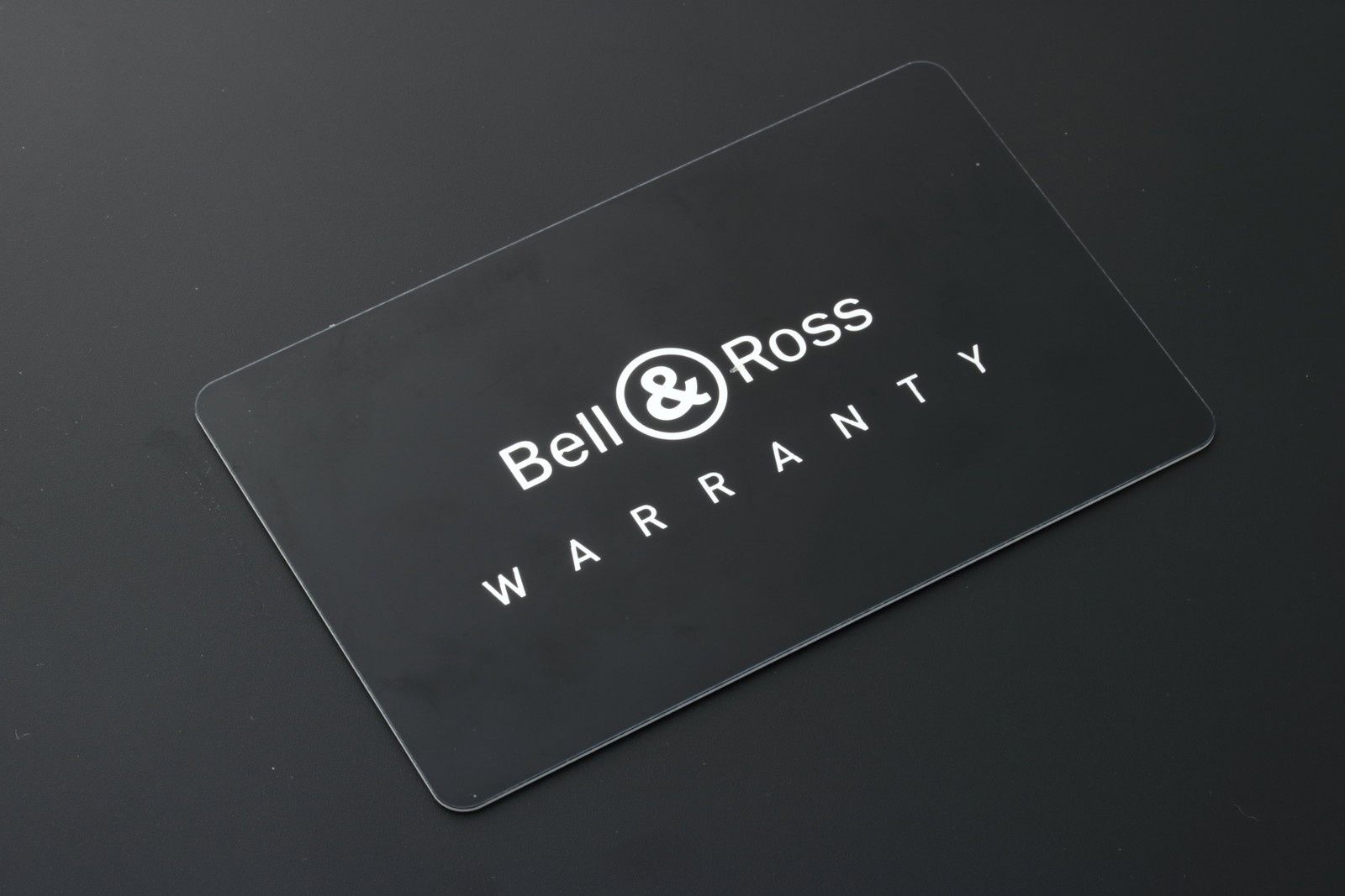 GENUINE Bell & Ross Open Warranty Card OEM With Retailer Stamp & Date Guarantee