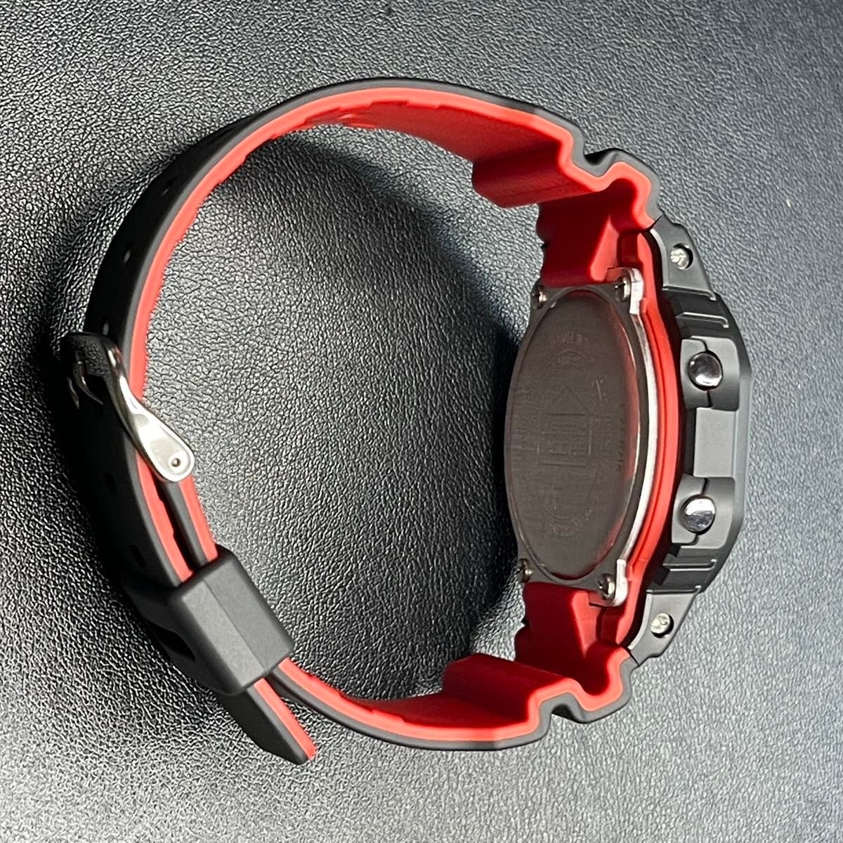 Item CASIO G SHOCK DW 5600UHR Black x Red Bi Color Square Model
