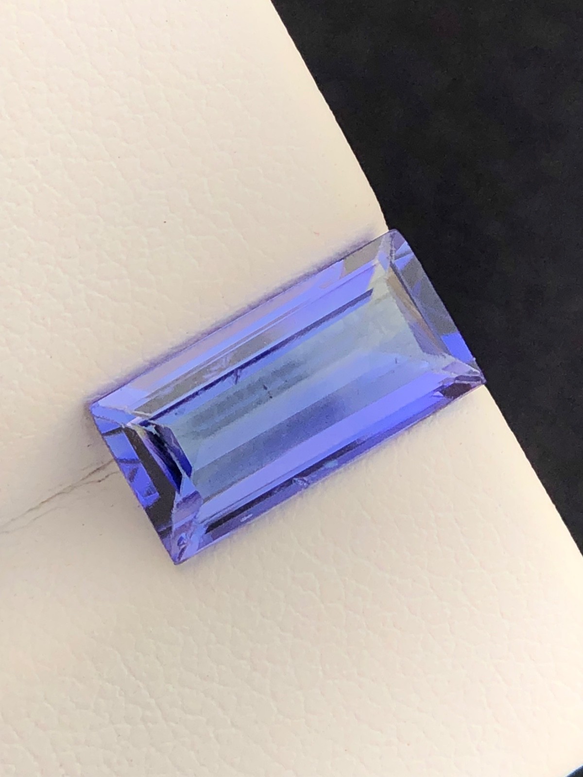 2.80 CT Blue Green Color Tanzanite Bagguette, 12×6 MM Loose Faceted Gemstone