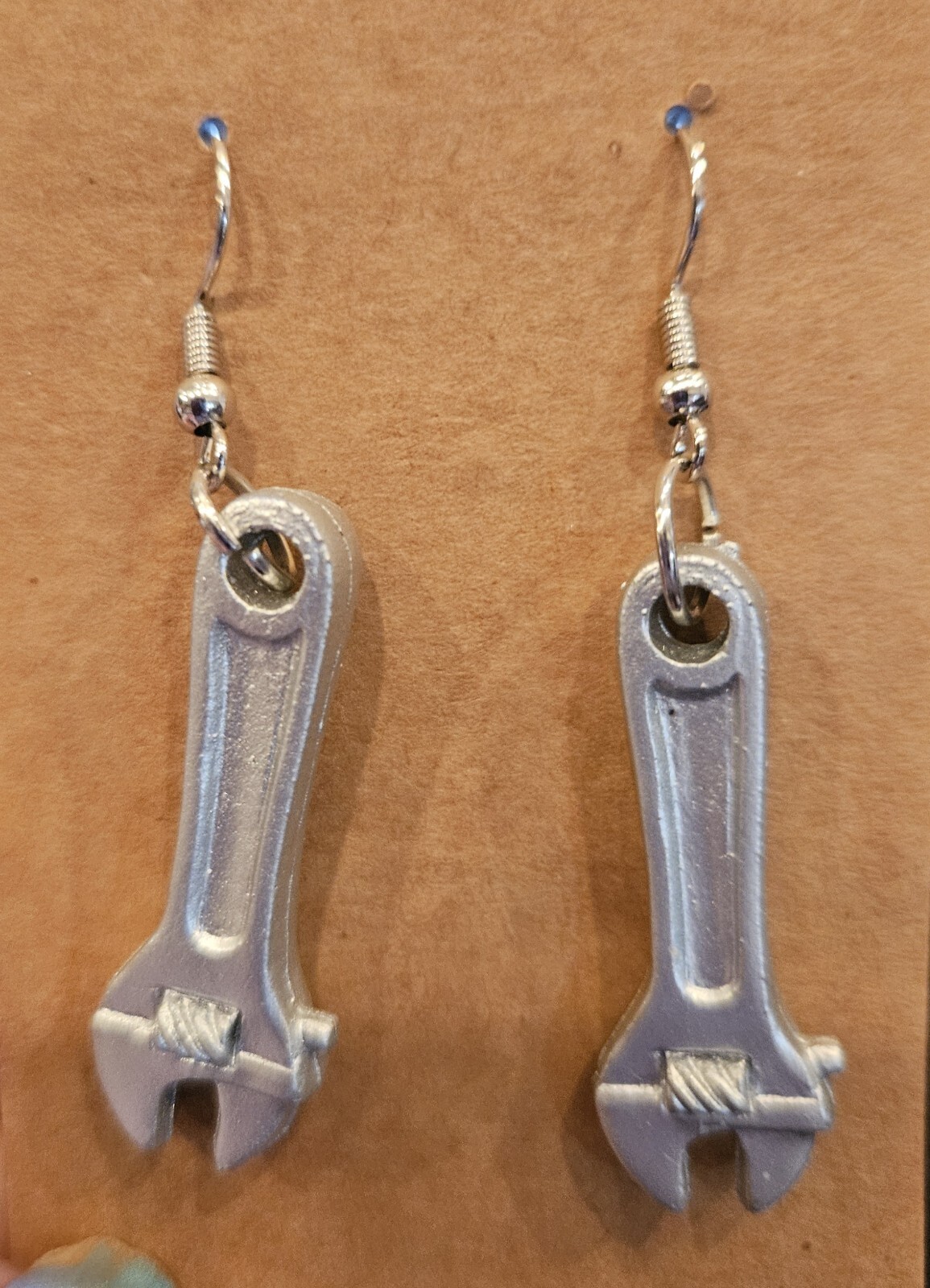 HAND TOOL EARRINGS Colorful, dangle hook, 12 diff. to choose from. ONE OF A KIND