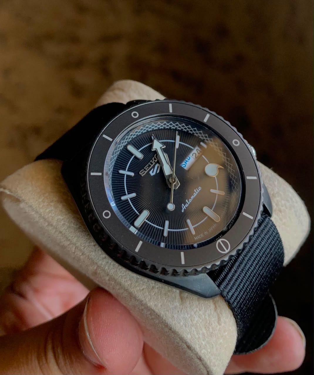 Seiko 5 Automatic Naruto & Boruto | Day/Time | Black Dial Men’s Wrist watch