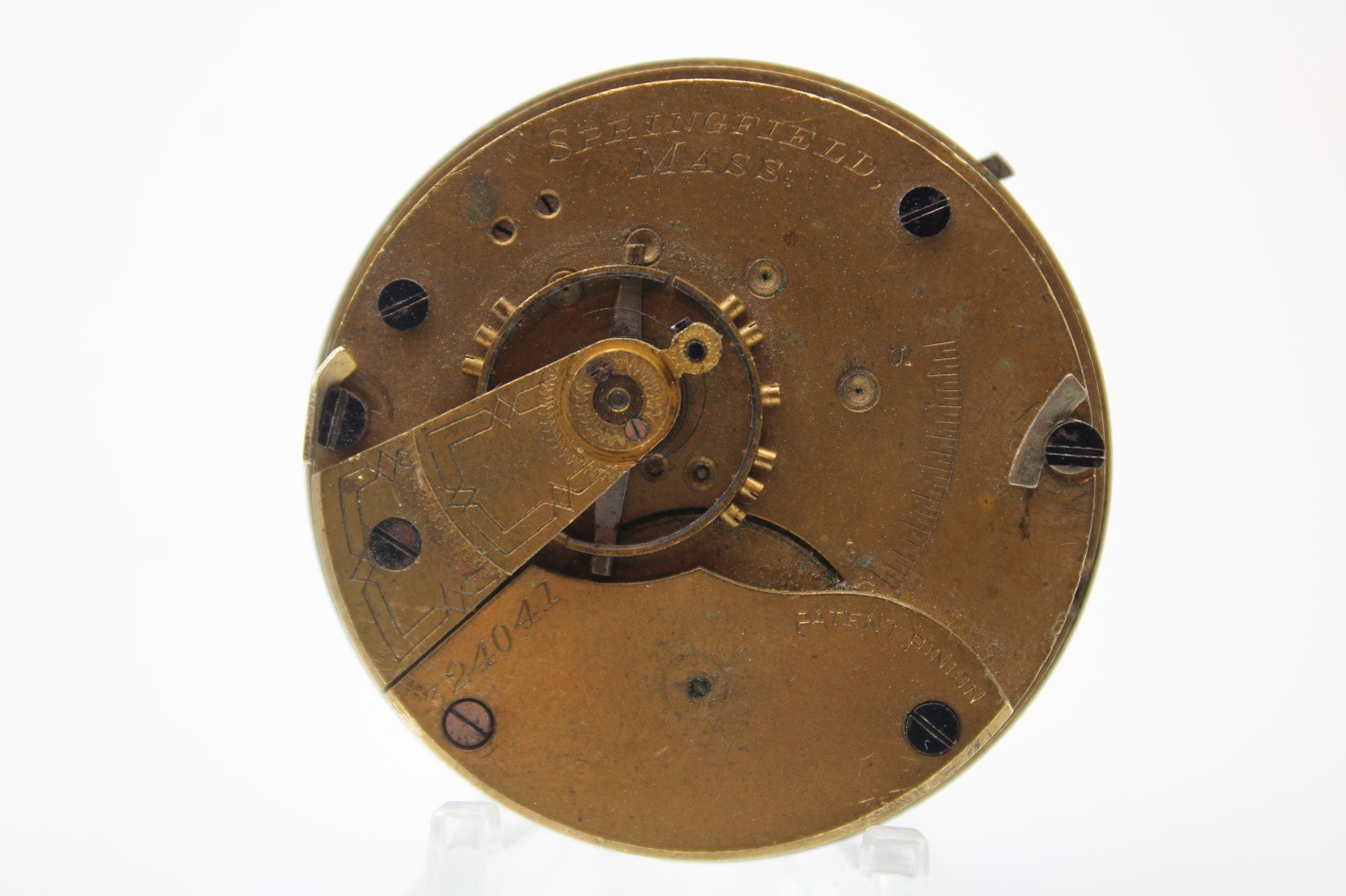 1884 HAMPDEN POCKET WATCH MOVEMENT 324041 45.4mm (LP)