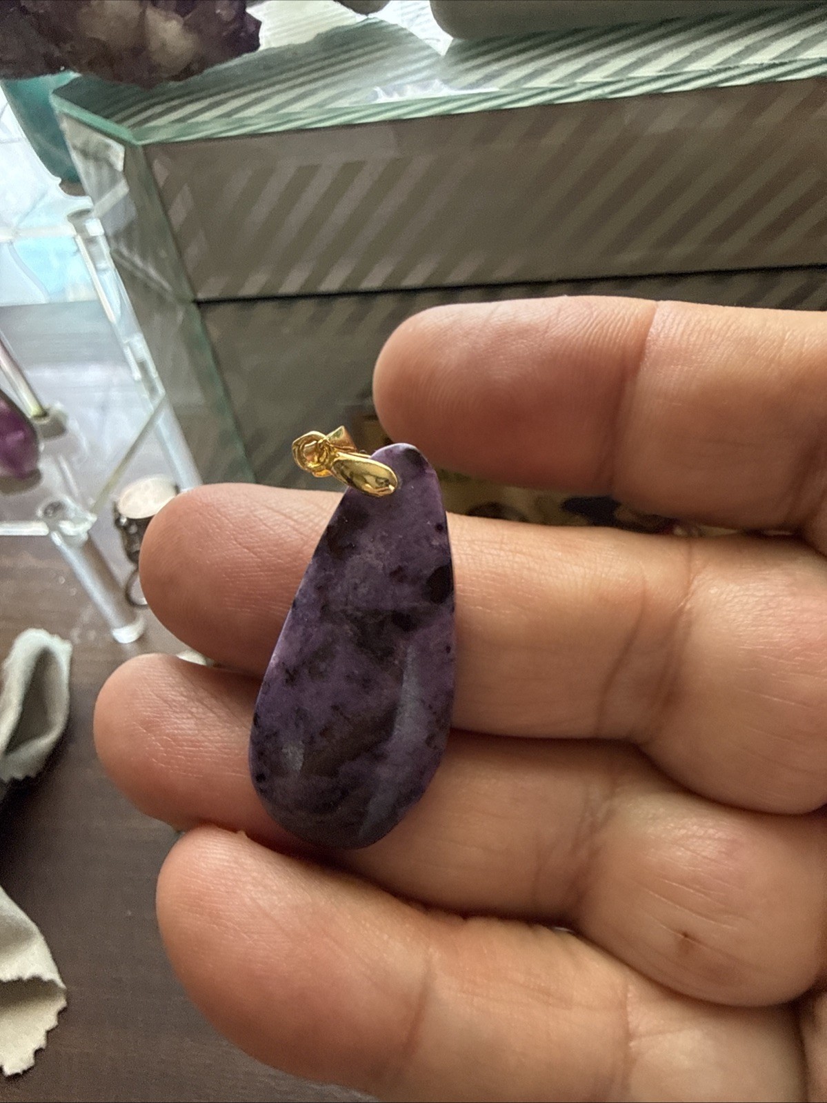sugilite pendant