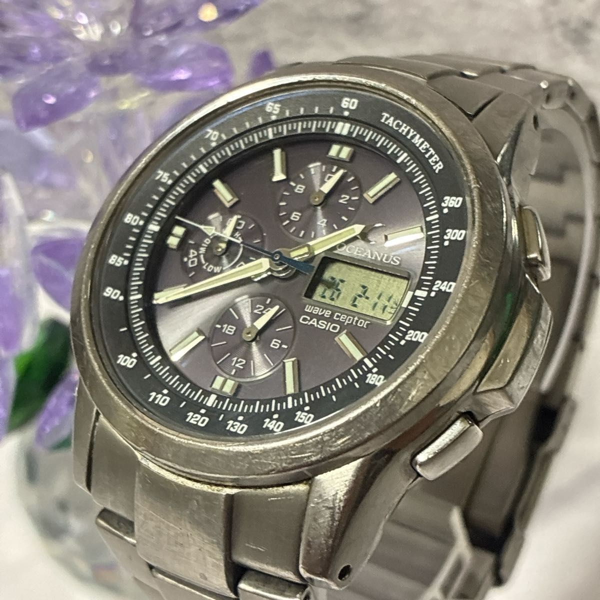 CASIO OCEANUS OCW-500TDJ 1st Gen Titanium Solar Atomic Chronograph Watch JDM