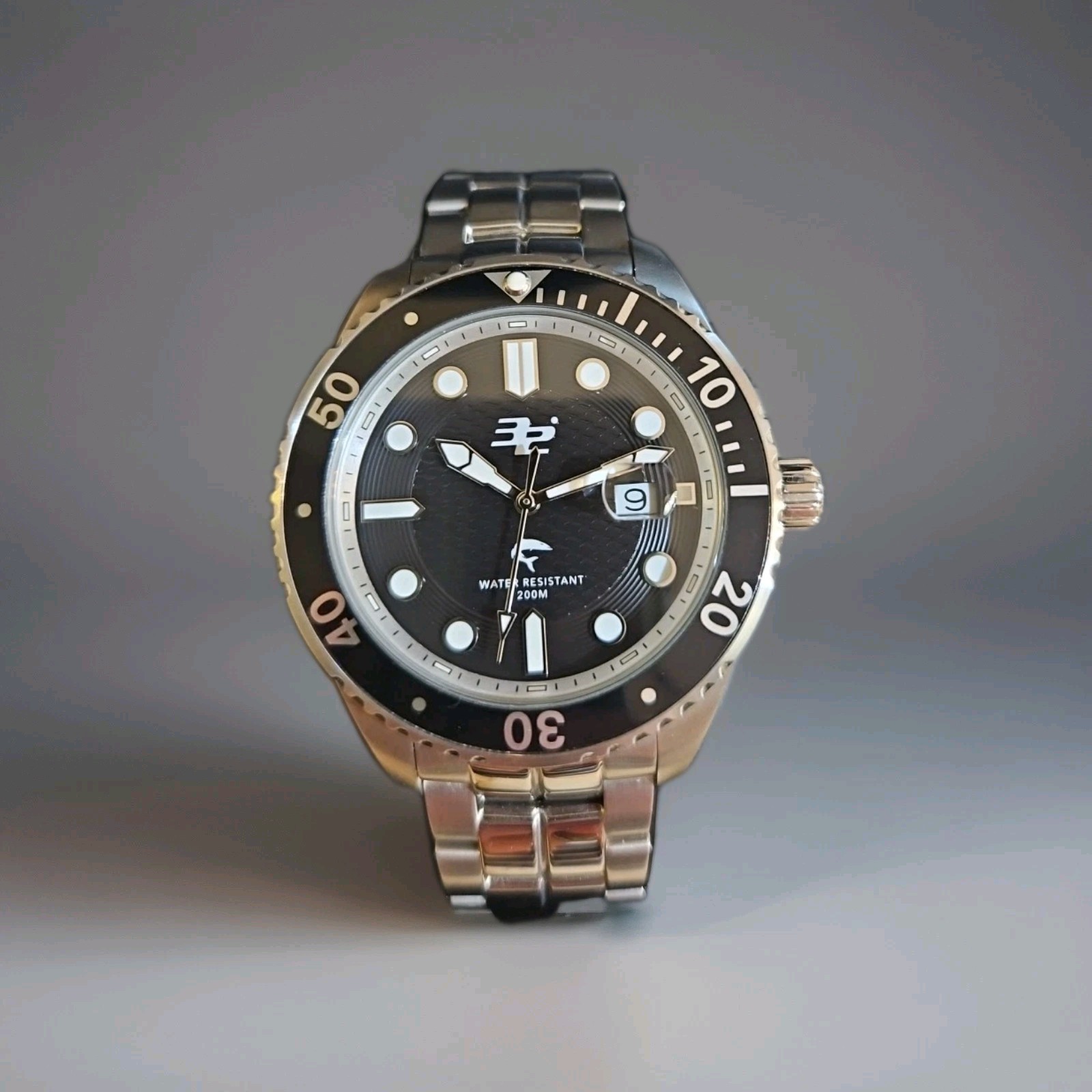 32 Degrees Blacktip Men’s Quartz Divers Watch 20atm/200m 46mm Case, 16065