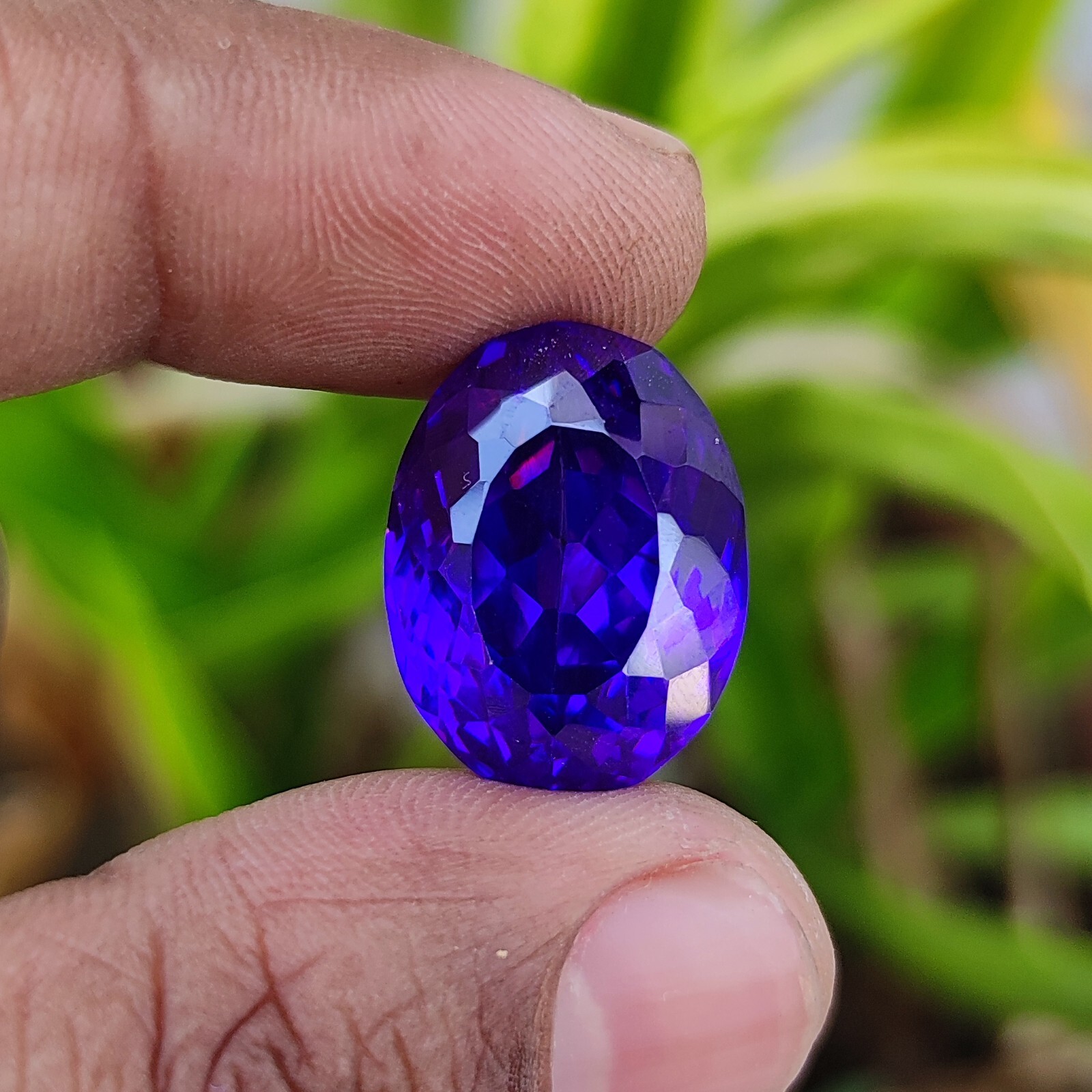 47.40 Ct Certified Natural Violet Topaz Loose Gemstone for Wealth & Prosperity