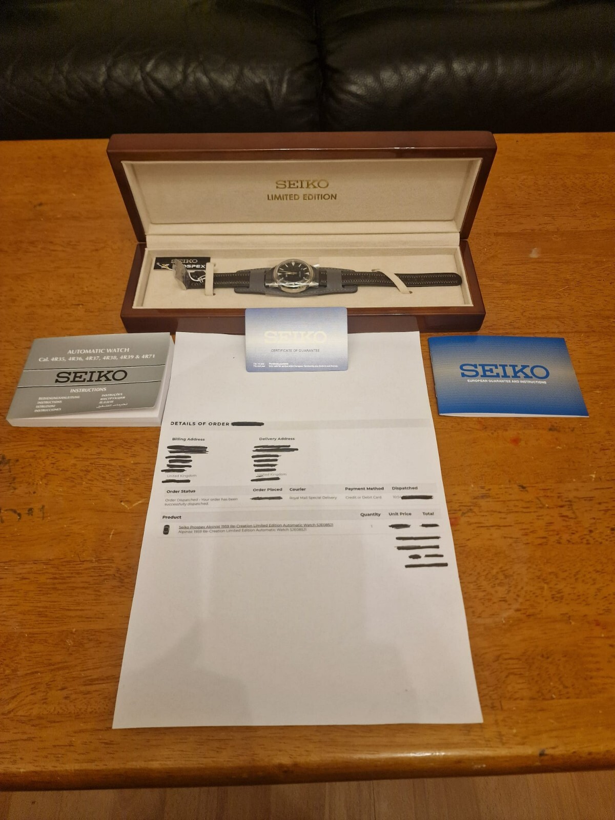 Seiko Prospex Alpinist 1959 Re-Creation LIMITED EDITION Automatic SJE085J1 (NEW)