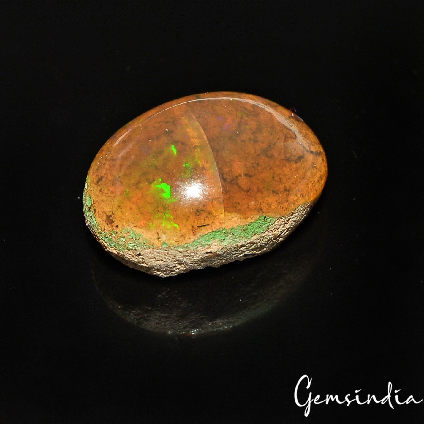 6.40 Cts Natural Ethiopian Opal Oval Cab 15mmx11mm Huge Untreated Loose Gemstone