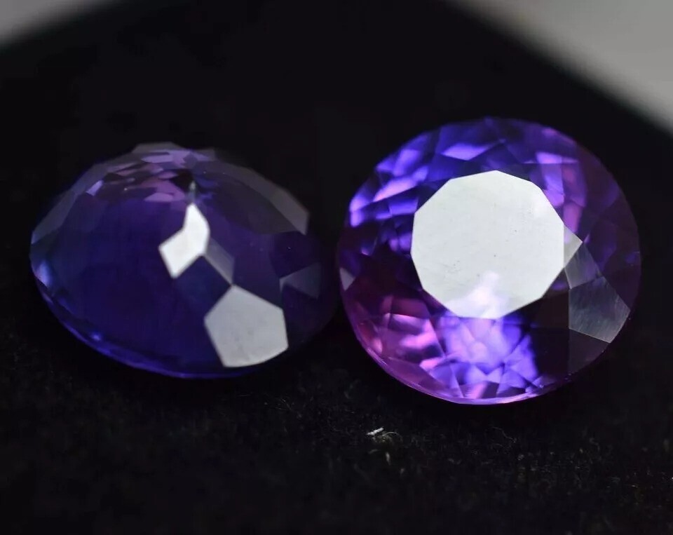 Montana 14+ Ct Sapphire Natural Pair Purple Pink Round Cut Certified Gemstones