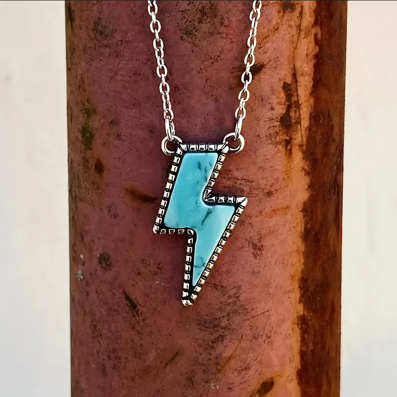 Turquoise Jewelry Pendant Necklace Earnings Bracelet
