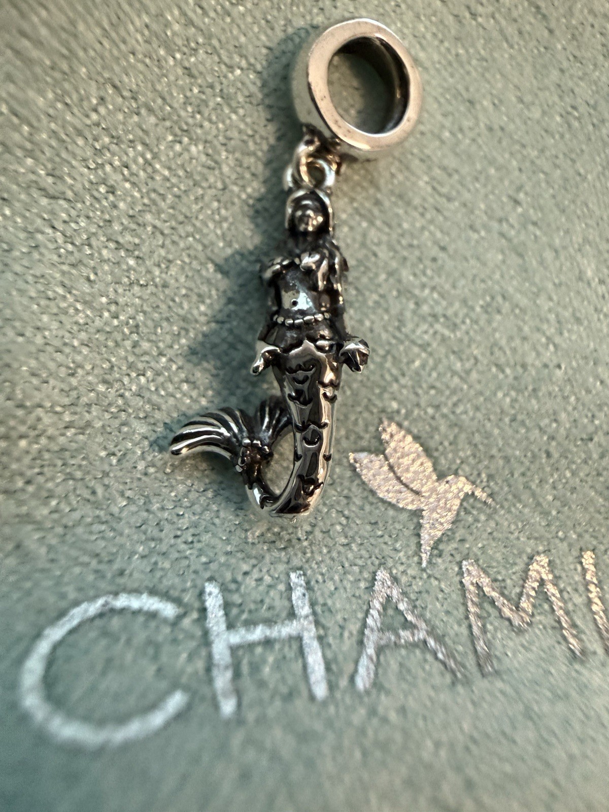 Chamilia Sterling Silver Mermaid Charm, Authentic, NEW