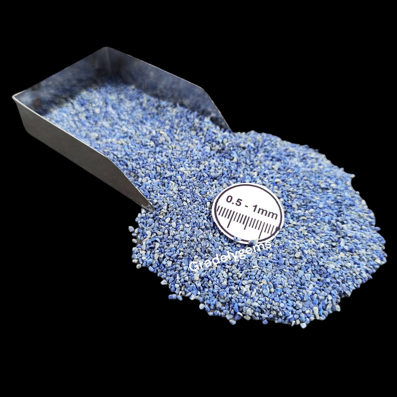 Lapis Lazuli Gemstone Crushed Powder – Royal Blue Radiance for Resin Art, Crafts