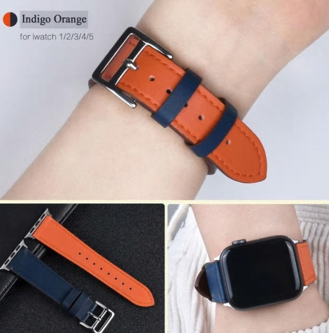 Pu Leather loop Sports Strap for Apple watch Series 1 2 3 4 5 6 SE