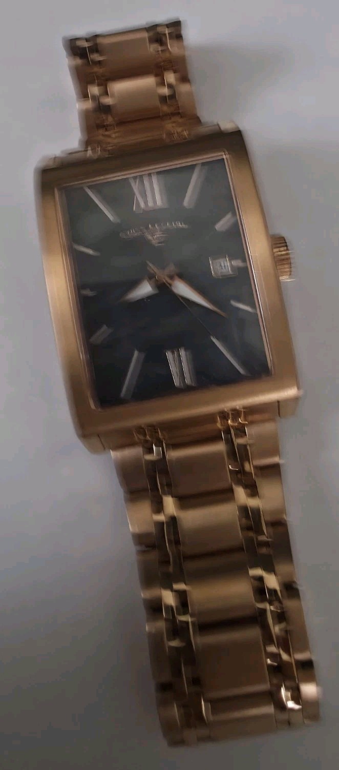 Swiss Legend Limousine Automatic Sapphire MOP Gold Dress Watch MSRP $1200
