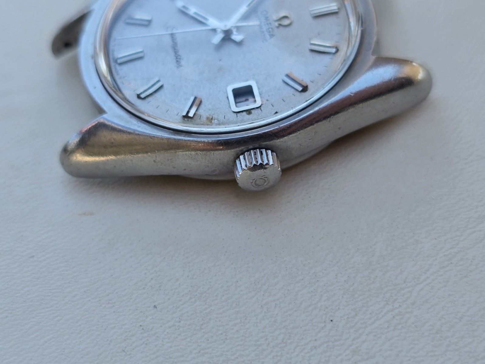 Vinatge Watch Omega Seamaster 166.067 Caliber 565 Va Replaced Glass