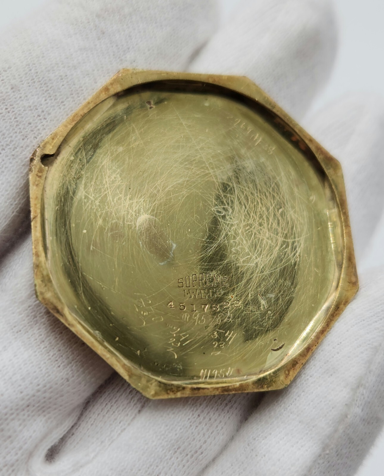 Illinois Supreme Double Roller Octagonal Pocket Watch – FOR PARTS / REPAIR