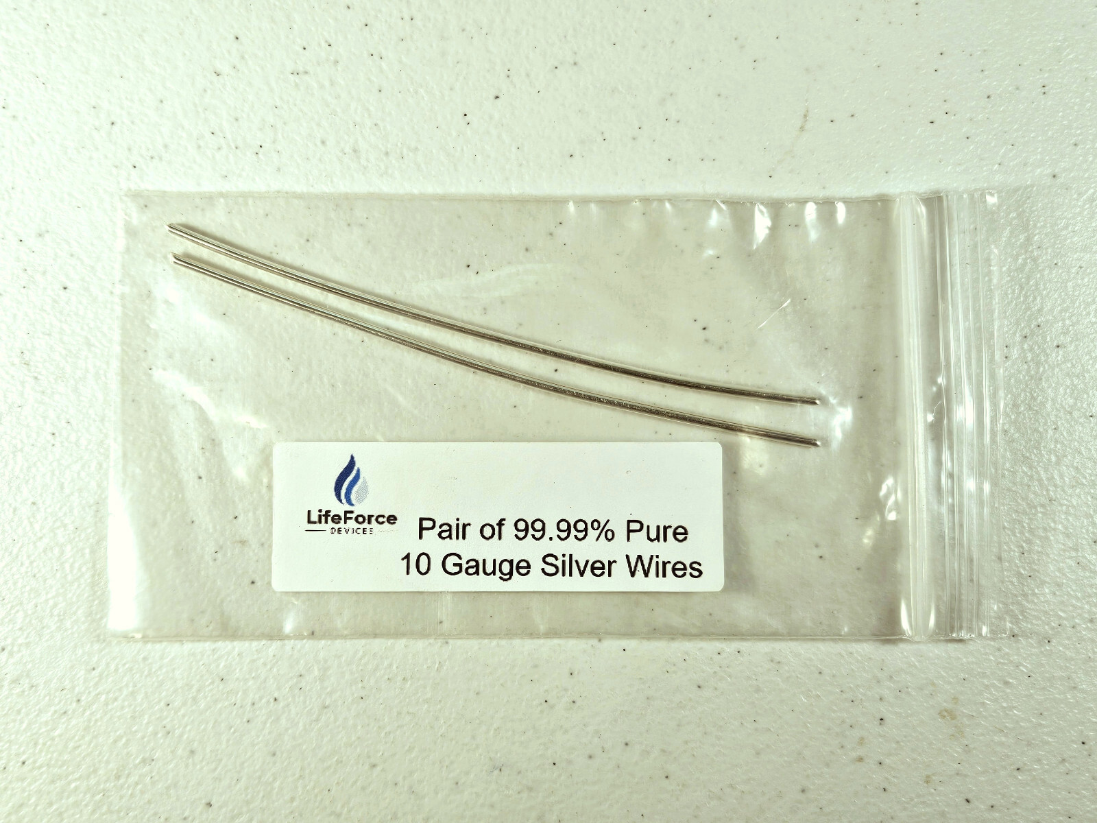9999 Pure Silver Wire 10 Gauge Two 6-Inch Wires Certified 99.99% Pure
