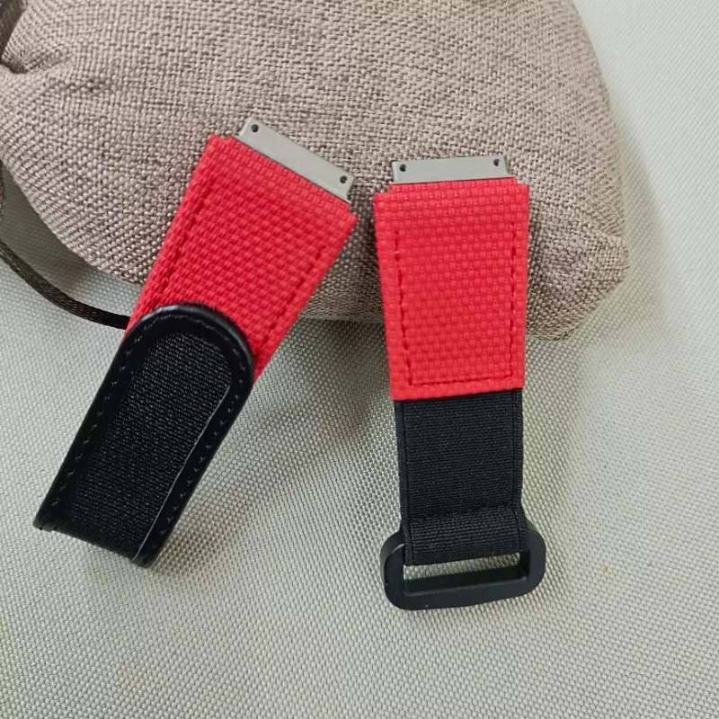 Red / White Hybrid Strap Band Fits Richard Mille RM 67-01 / 02 S M L Size