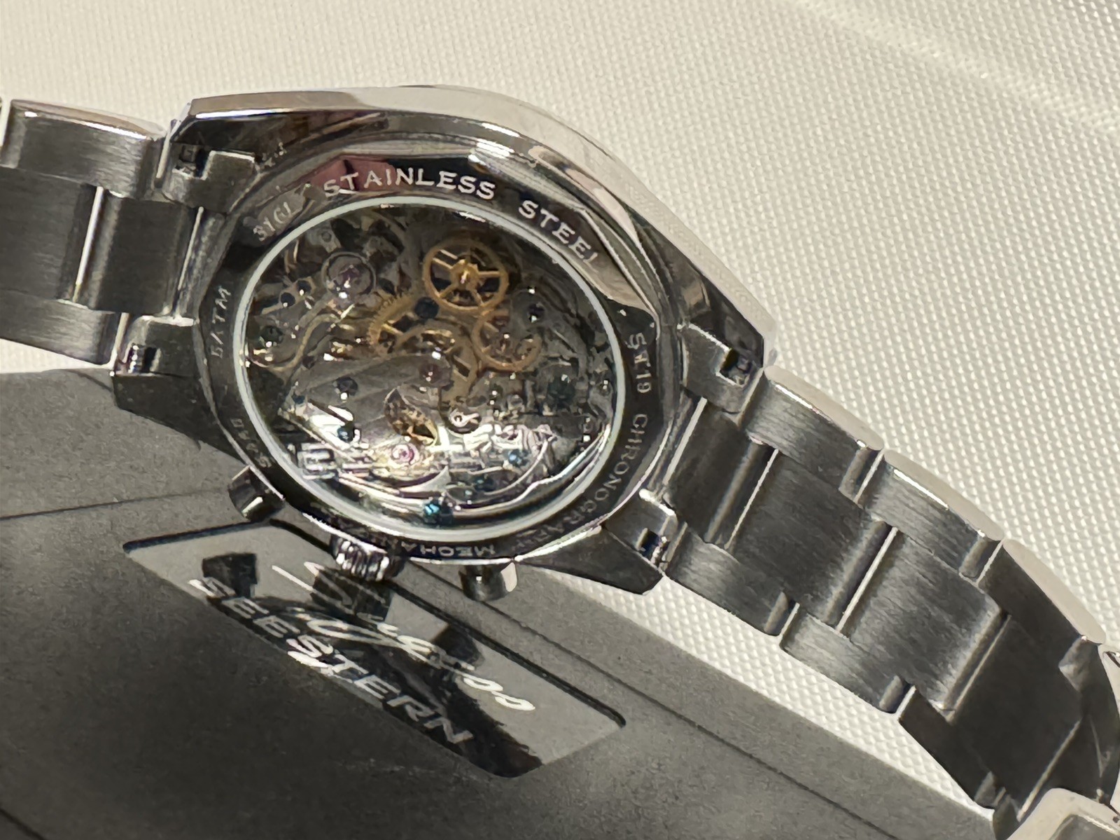 Sugess S465.SR.S SWAN NECK Sapphire Chrono Mechanical Watch SEAGULL 1963