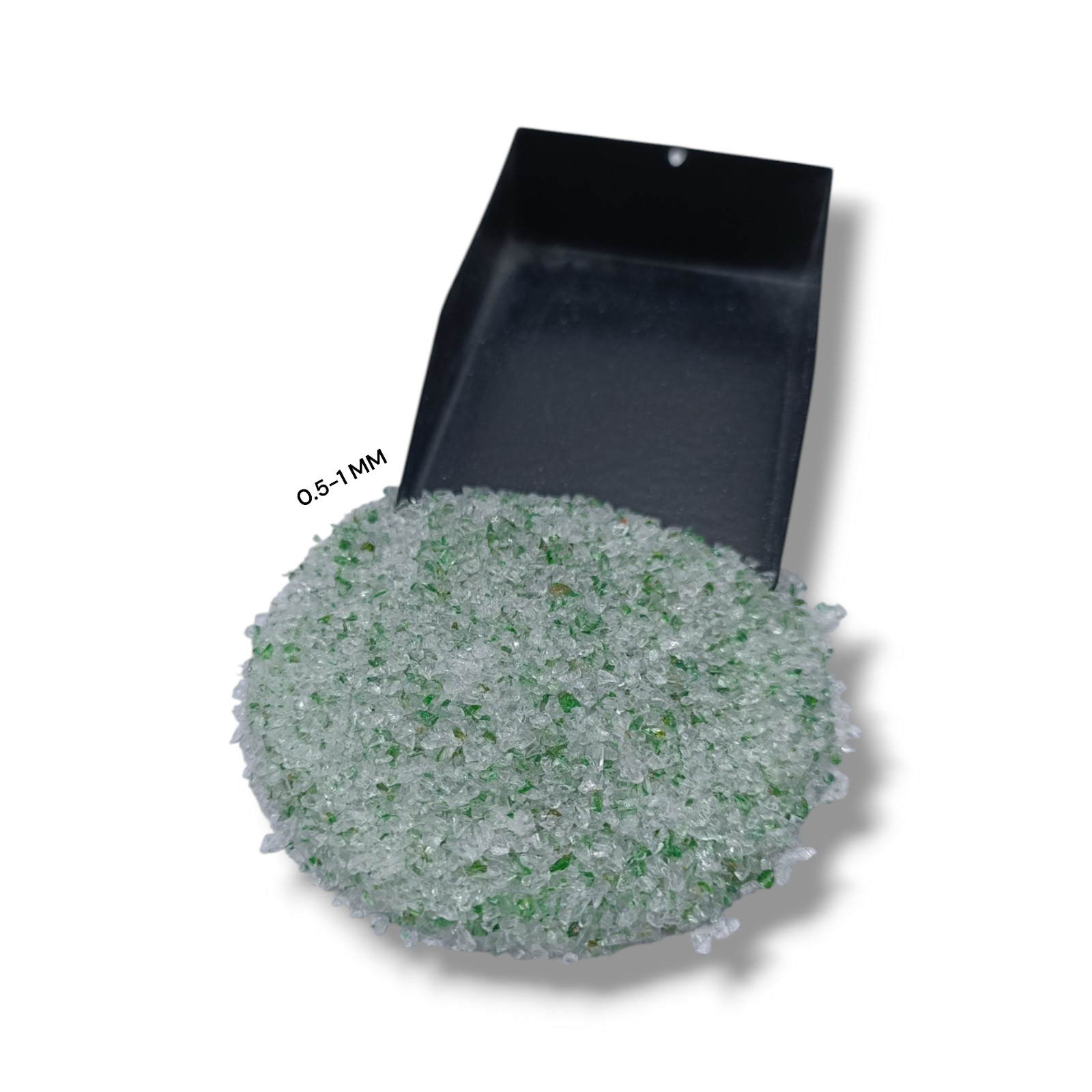 Crushed Ledger Green Rutile Coarse Gemstone Powder Hydro Quartz Crushed Inlay