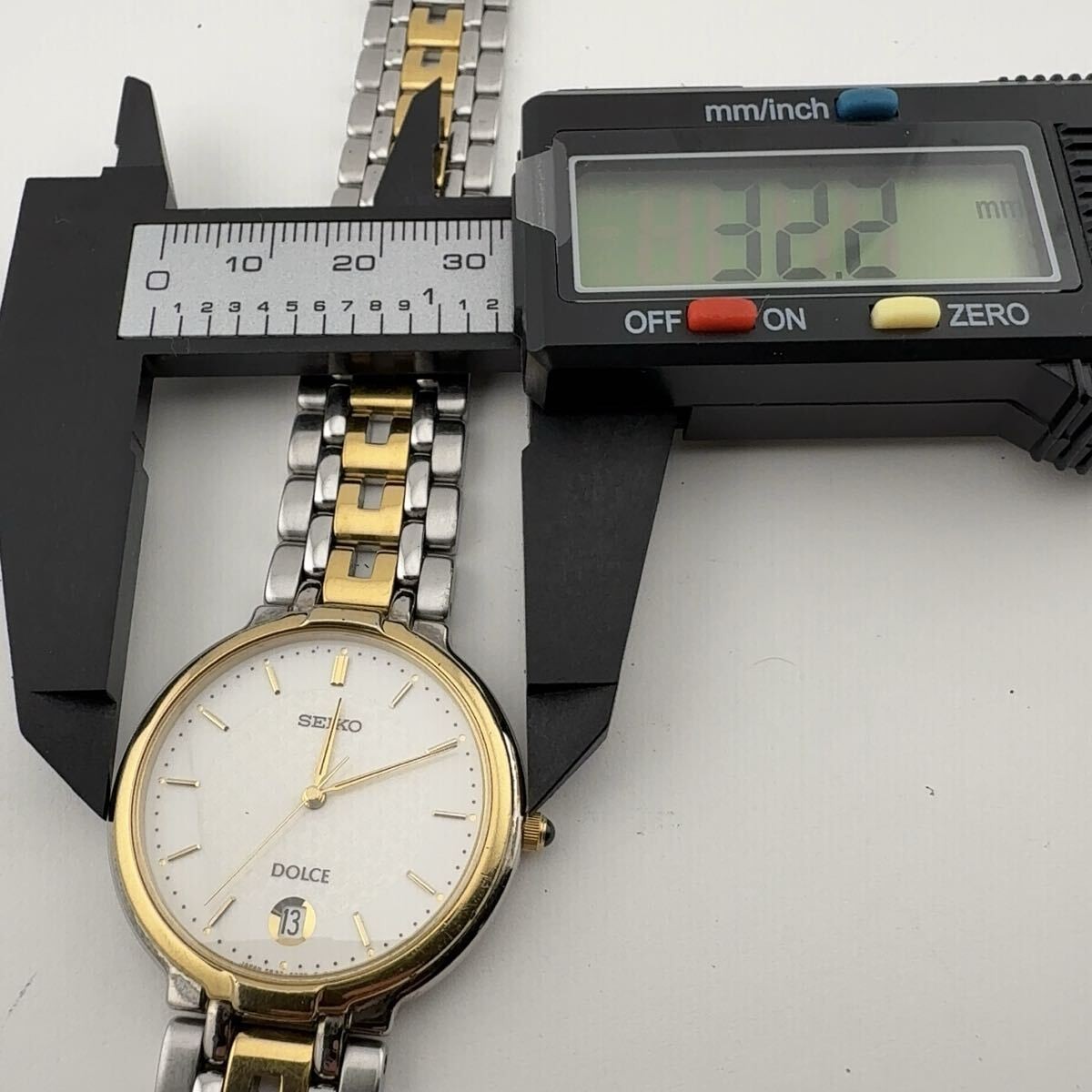 SEIKO 5E32 6A80 Seiko DOLCE Quartz Men s Boys Wristwatch Working Battery Replace
