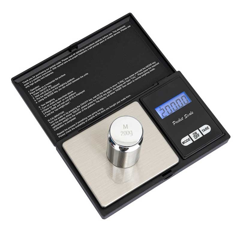 Digital Pocket Scale 0.01g Jewelry Gold Gram Scale 200g 500g 1KG Mini Precision