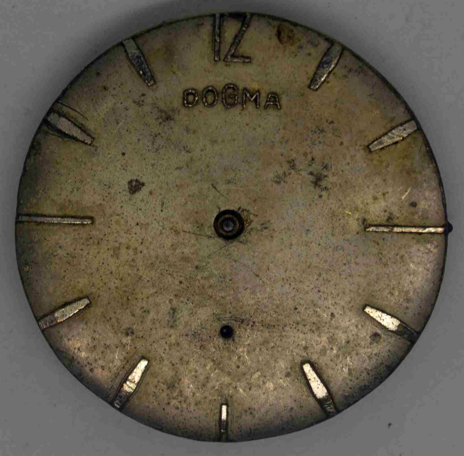 Vintage DOGMA Movement & Dial. Cal: AS 1130. For Parts Or Repairs