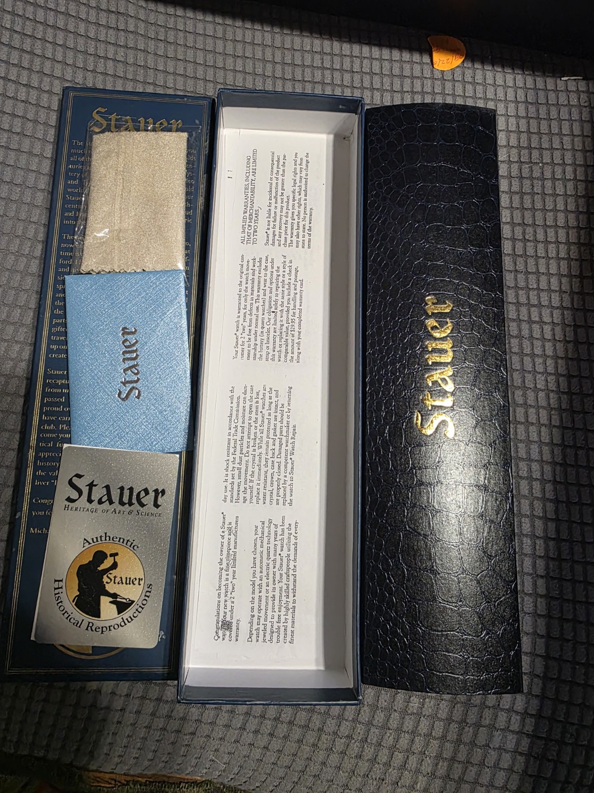 STAUER 1930 GOLD DASHTRONIC AUTOMATIC WATCH – BRAND NEW!