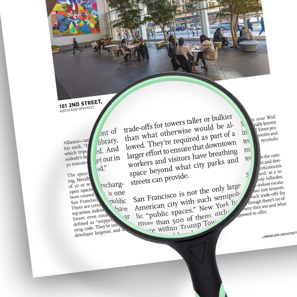 Lightweight 10X Magnifying Glass with Anti-Slip Rubber Handle – Senior Friendly