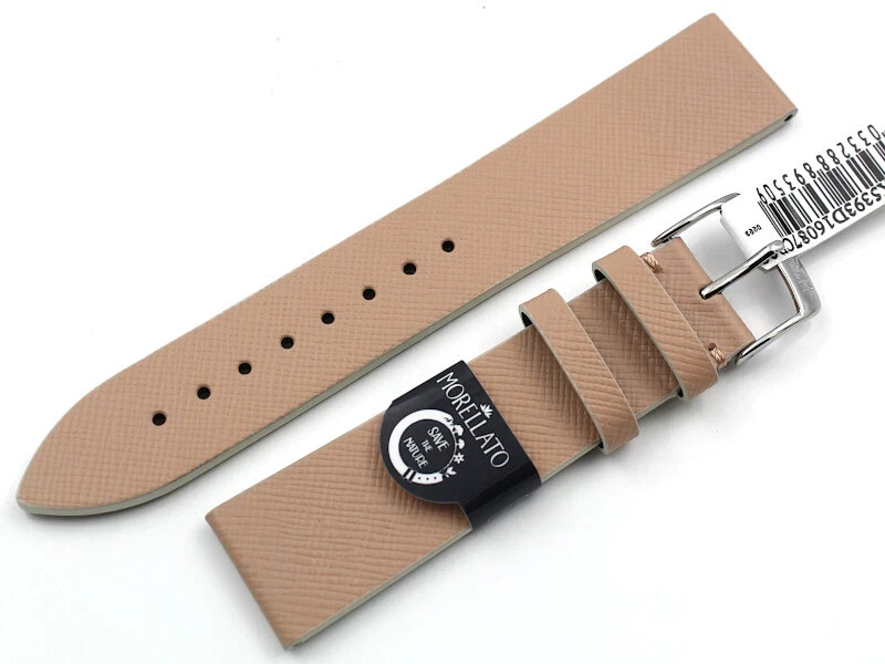 Morellato Powder Pink Recycled Leather Strap Various Sizes Casual Made Italy