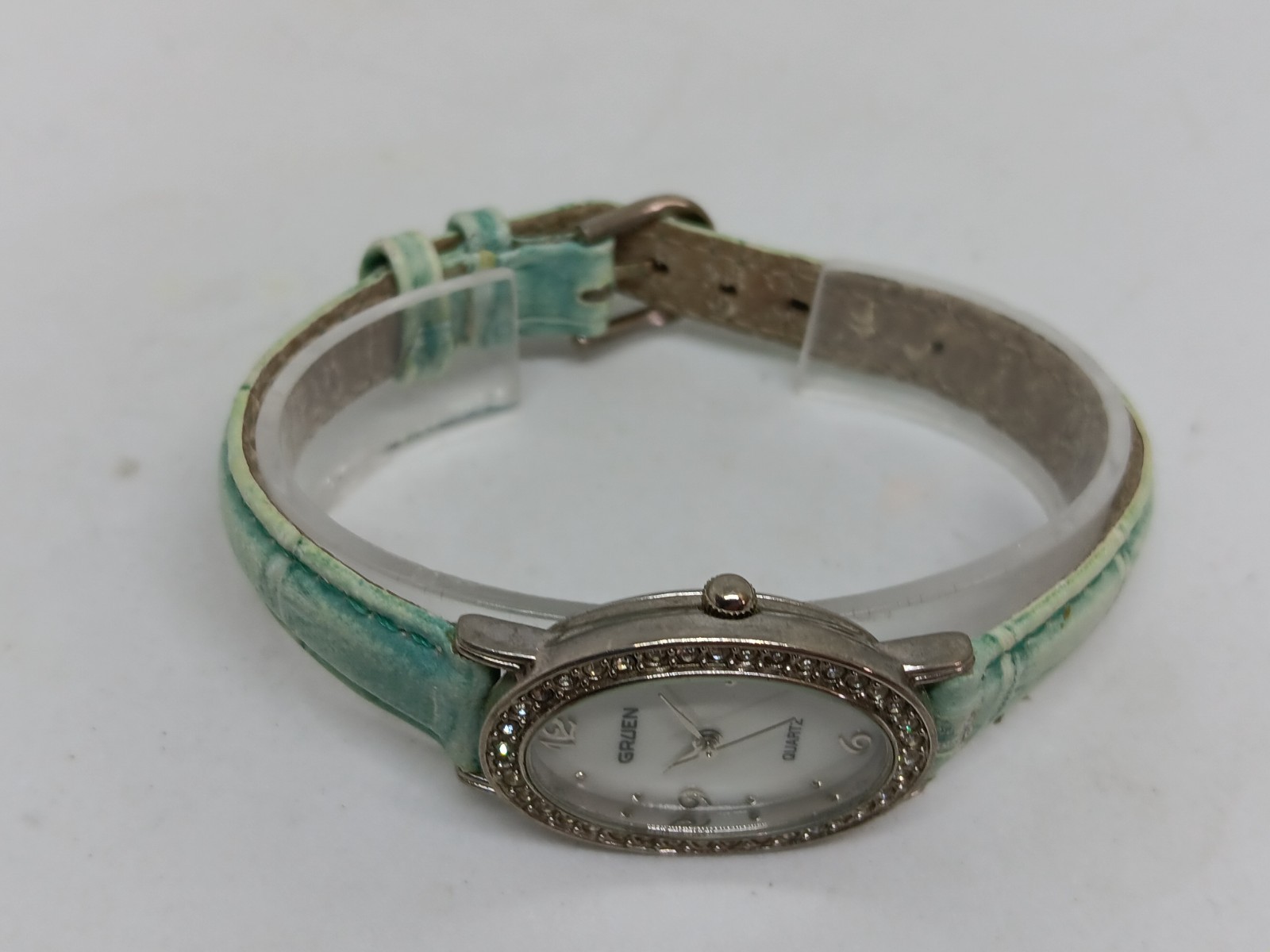 Gruen GR9737LS-H02 Women’s 24mm x 30mm Oval Dial Japanese Quartz Watch NEW BATT
