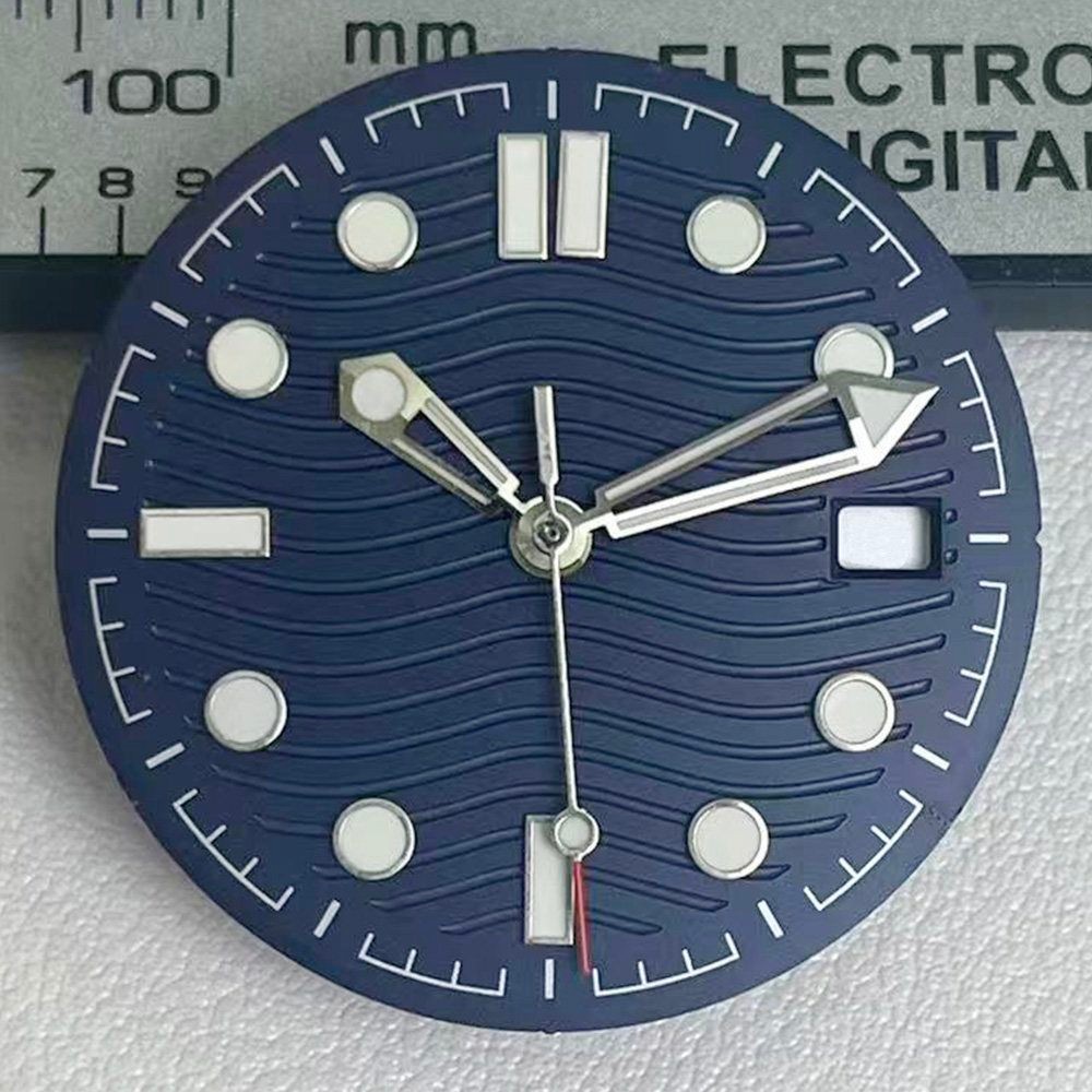 42mm Diver Watch Case Sapphire Ceramic Bezel Set Fit NH35/36 5ATM Seamaster Mod