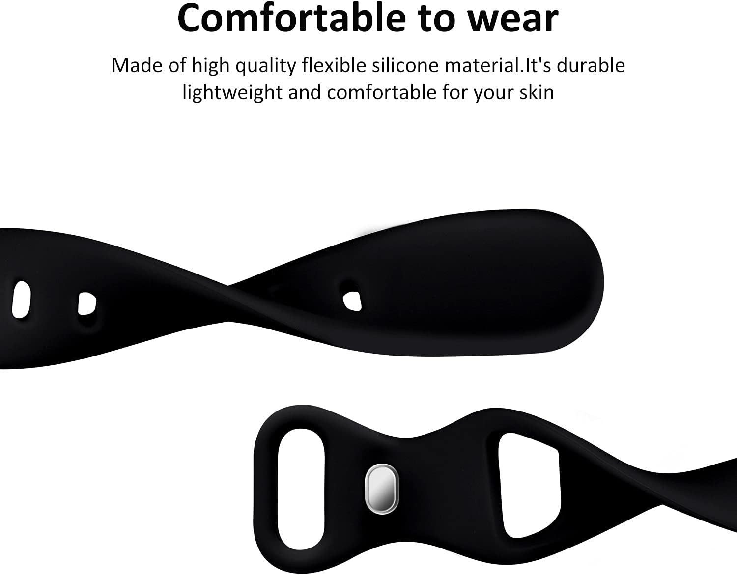 Thin Slim Band Compatible with Apple Watch 38Mm 40Mm 41Mm 42Mm 44Mm 45Mm 46Mm 49