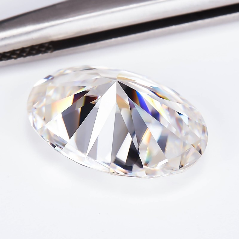 1-10pcs Oval Cut Hot Sale D Color VVS1 GRA 0.1-5ct for DIY Jewelry Making