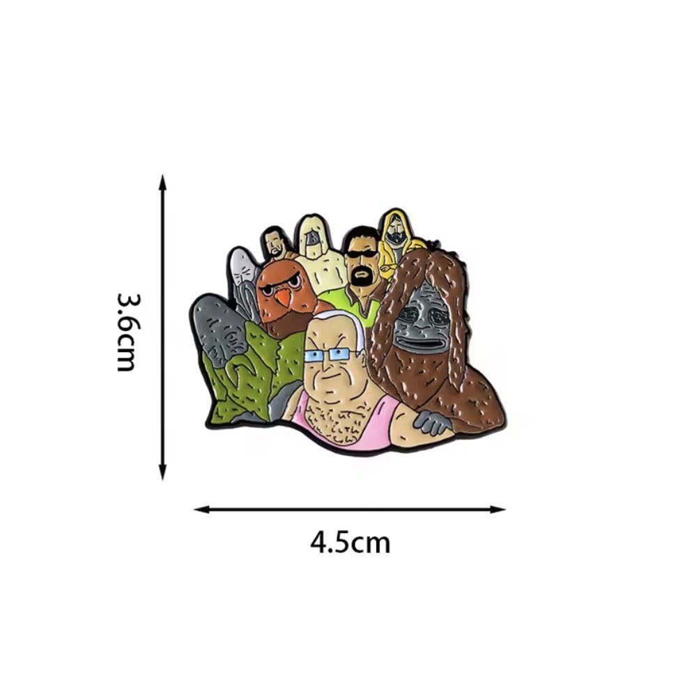 Big Lez Sassy Sasquatch Style 1pc Pin Rubber Backs Humorous Funny FREE SHIPPING