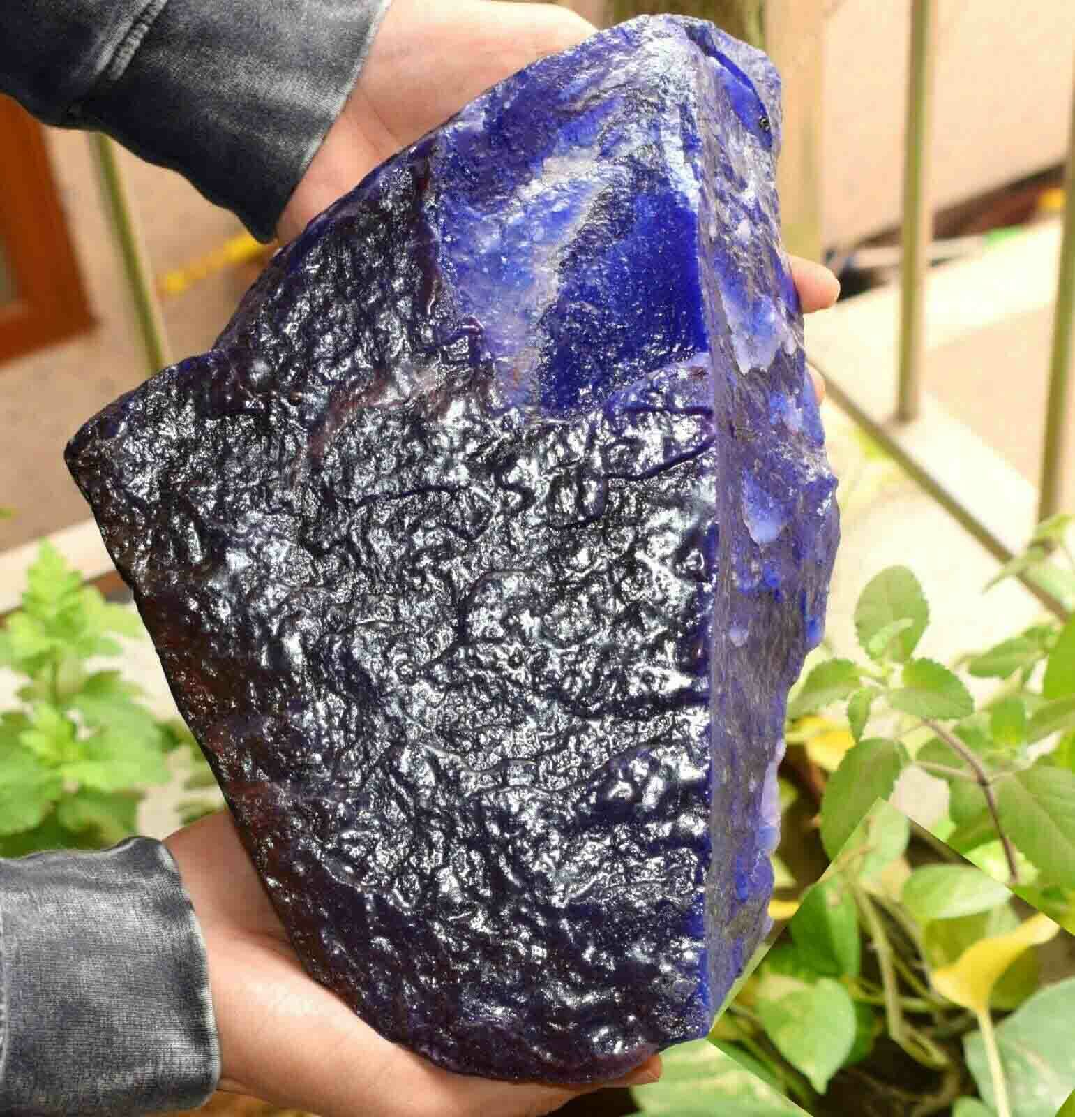 DYED Blue Sapphire 15000 Ct/3 Kg Natural Gemstone Rough Expedited Shipping