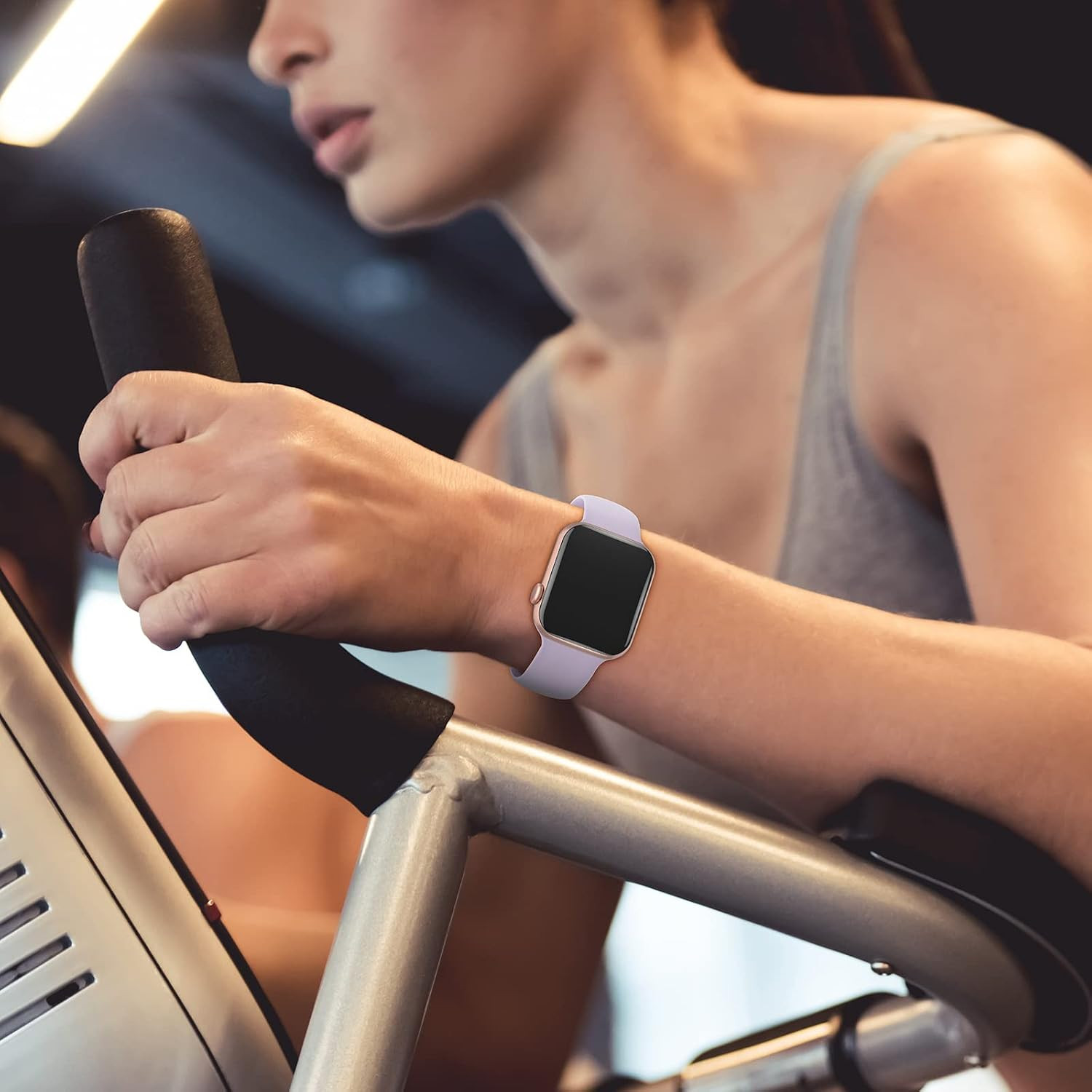 Sport Silicone Band Compatible with Apple Watch 38Mm 40Mm 41Mm 42Mm 44Mm 45Mm 46