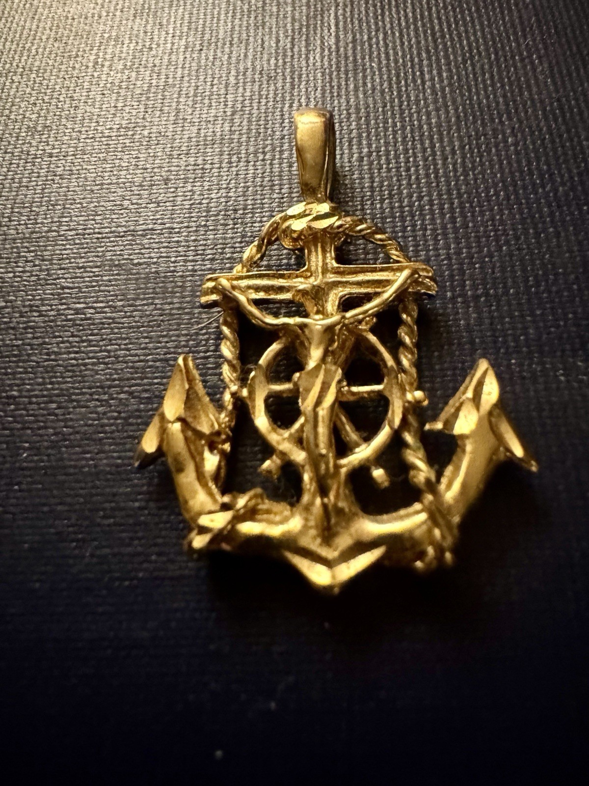 Jesus Anchor Cross/crucifix Pendant