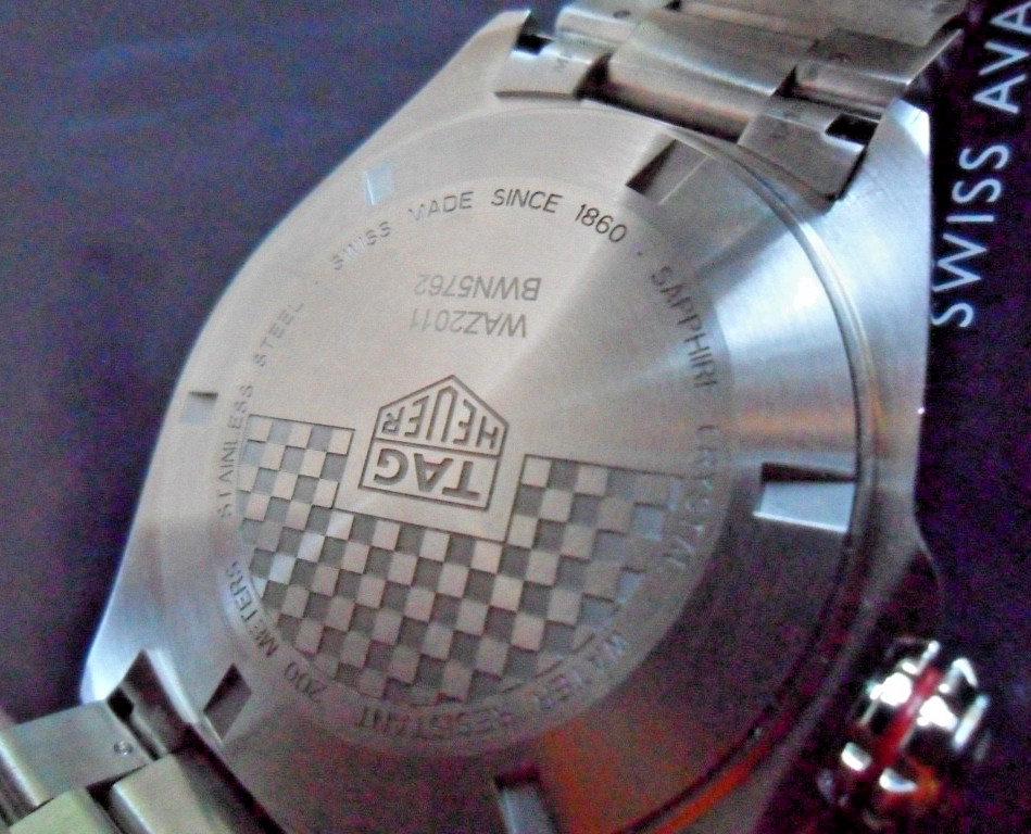 LN S/S Men’s TAG Heuer Formula 1 Calibre 5 200M Swiss Automatic Watch WAZ2011