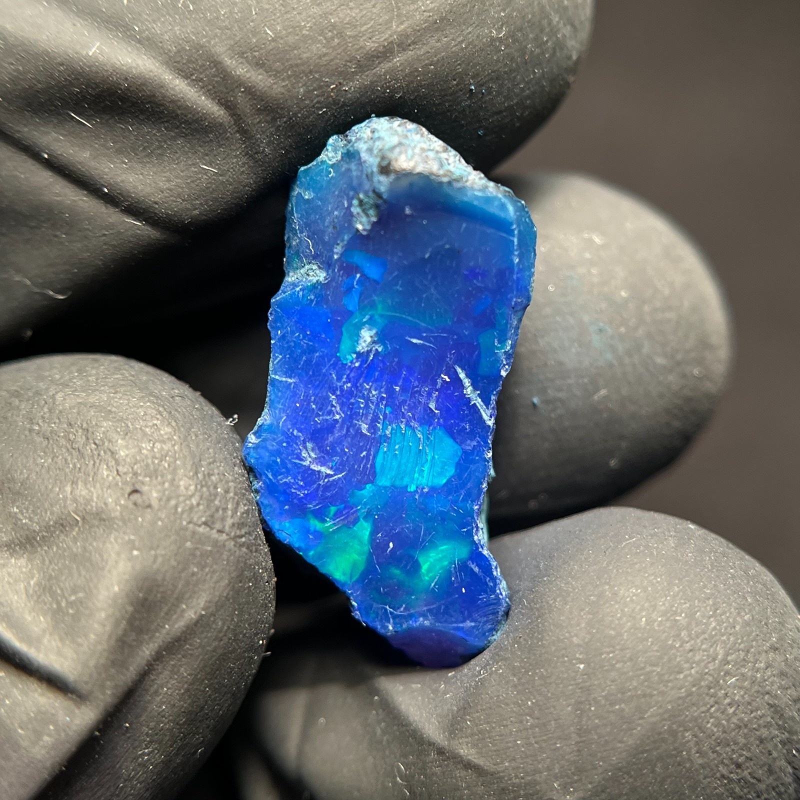 4.90 Cts Dry Blue Opal Rough Natural Ethiopian Welo Opal Raw Loose Gemstone