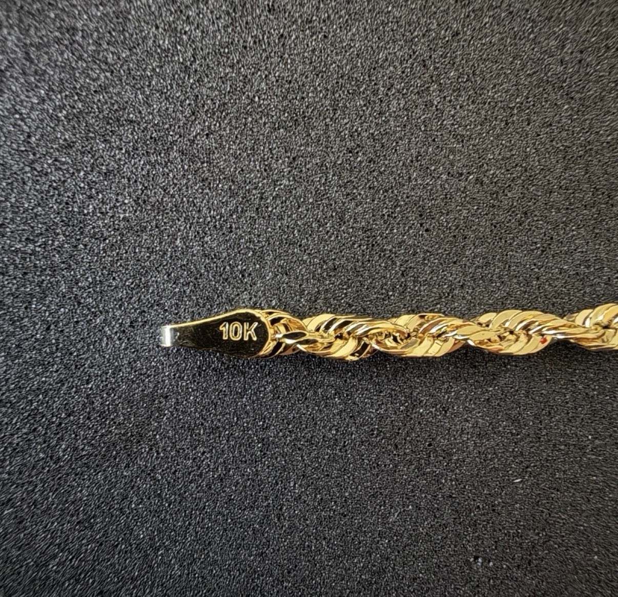 10k Gold 3mm Rope Bracelet – 7in