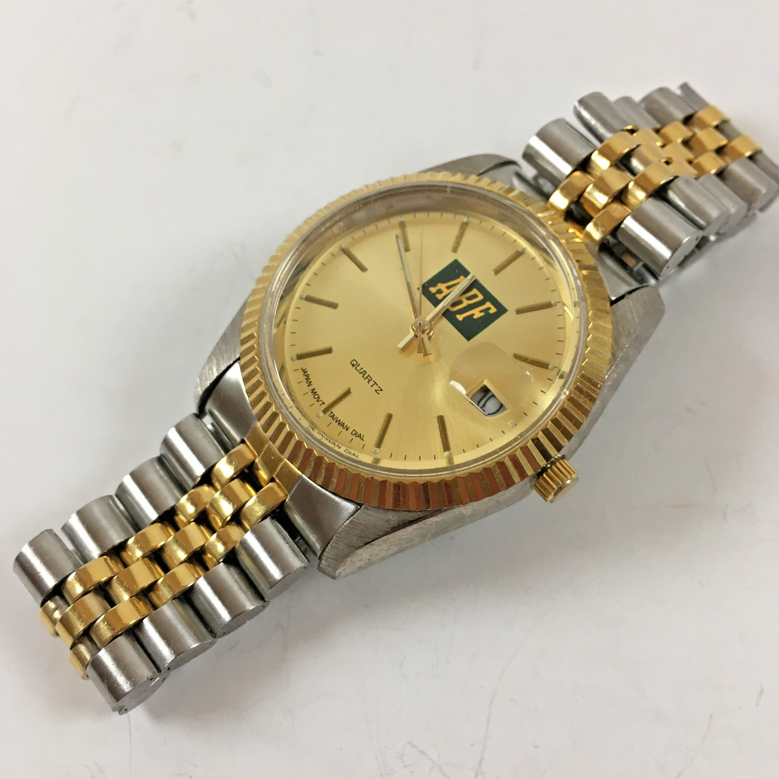ABF Freight Trucking Quartz Calendar Watch Dundee Watch Co. Vintage Wristwatch