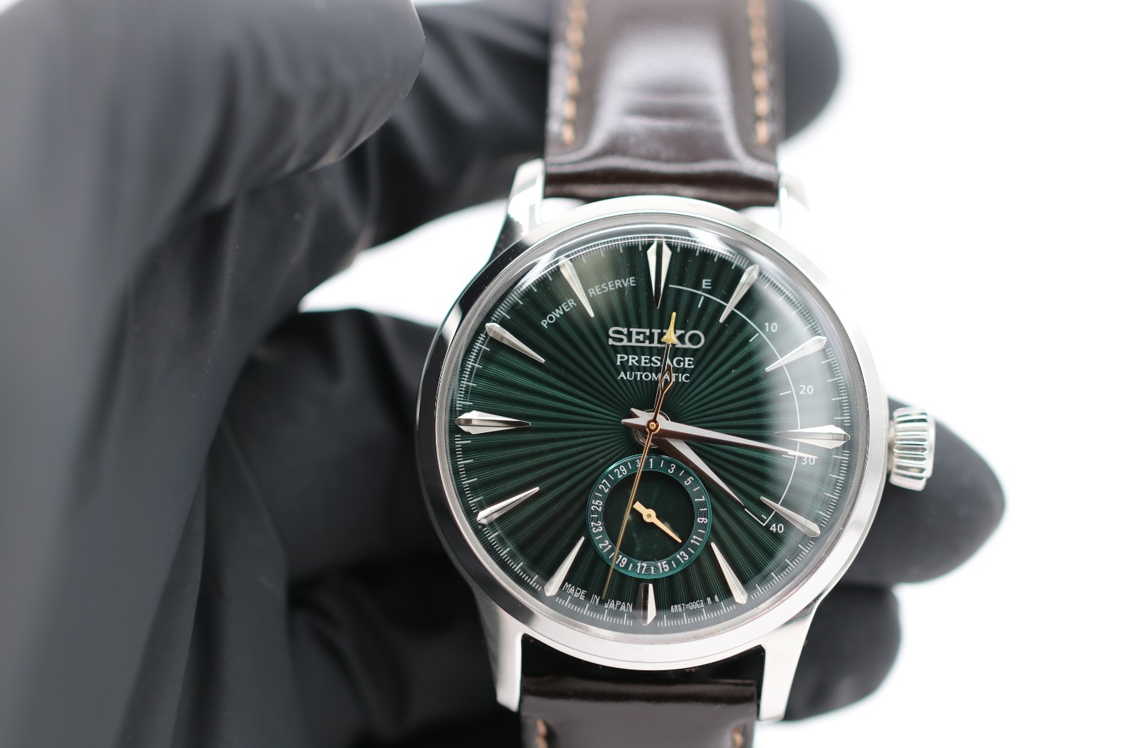 Seiko Presage Automatic Green Men’s Watch – SSA459